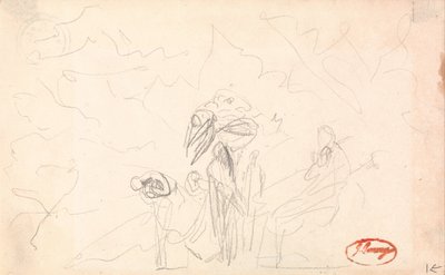 Möglicherweise eine Gruppe von Figuren mit fliegenden Figuren von George Romney